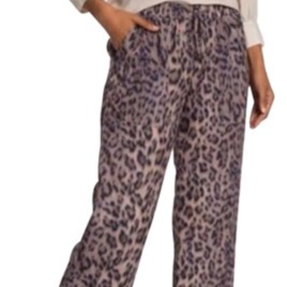 Jolie Draw String Cheetah Pant